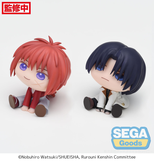 QyuruMe TV Anime "Rurouni Kenshin" Mini Figure "Kenshin Himura ・ Aoshi Shinomori" (EX)