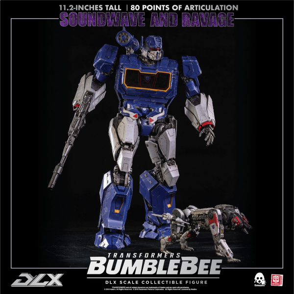 Three Zero Transformers: Bumblebee - DLX Soundwave and Ravage | 4897056202627