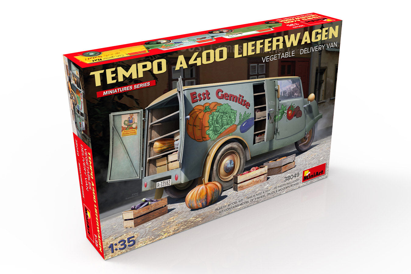 MiniArt 1/35 Tempo A400 Lieferwagen. Vegetable Delivery Van