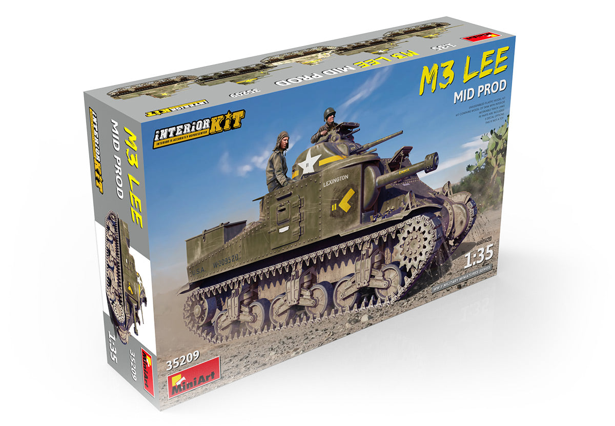 MiniArt 1/35 1/35 M3 Lee Mid Prod. Interior Kit | 4820183313607