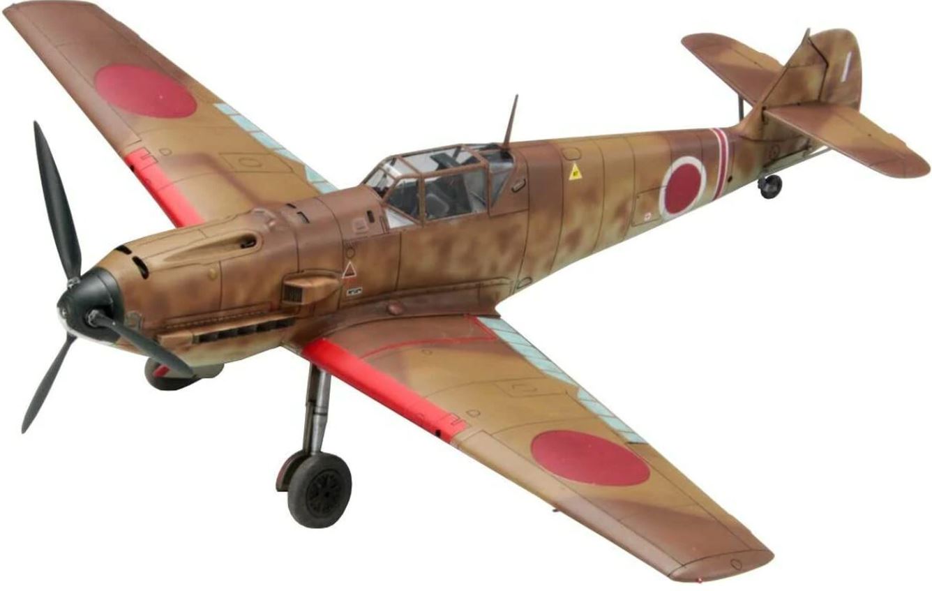 FineMolds 1/48 Messerschmitt Bf 109E-7 'Japanese Army' with Ground Crew & Equipment #2 | 4536318489955