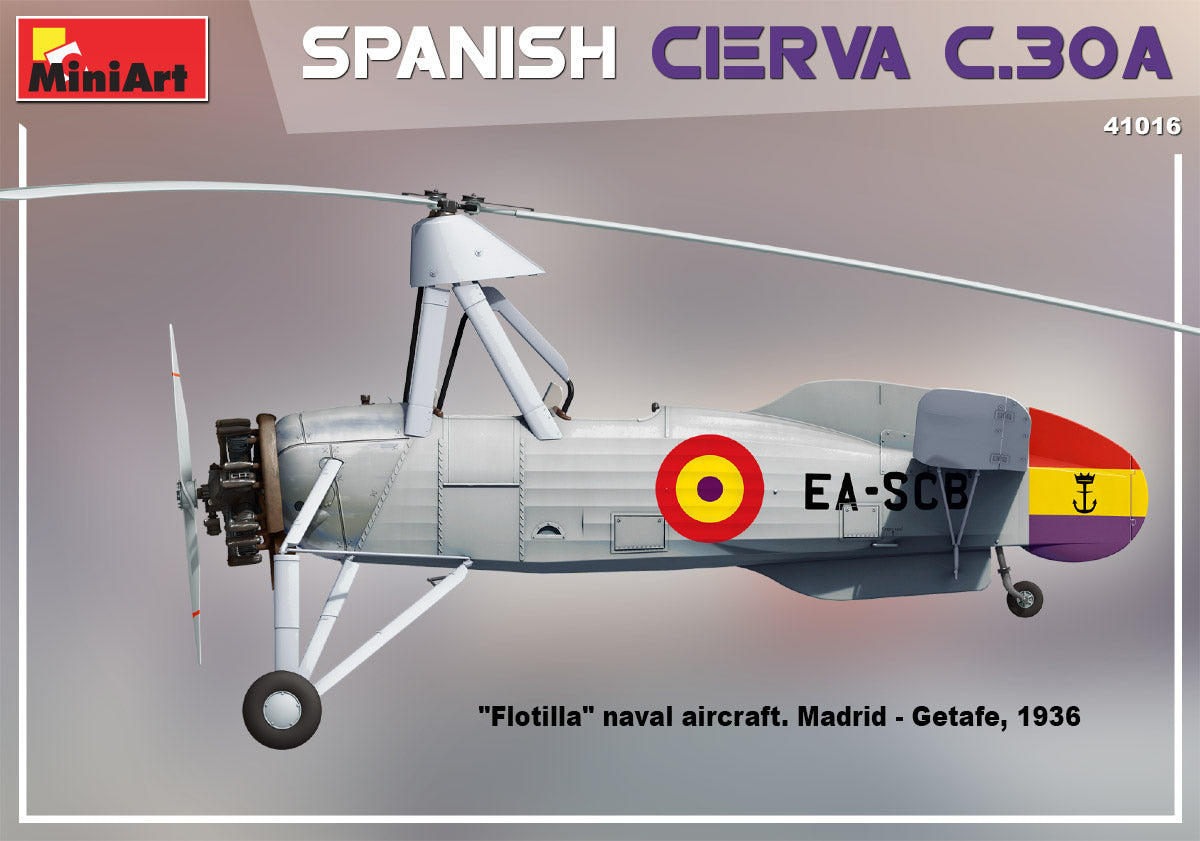 MiniArt 1/35 Spanish Cierva C.30A Aircraft | 4820183313515