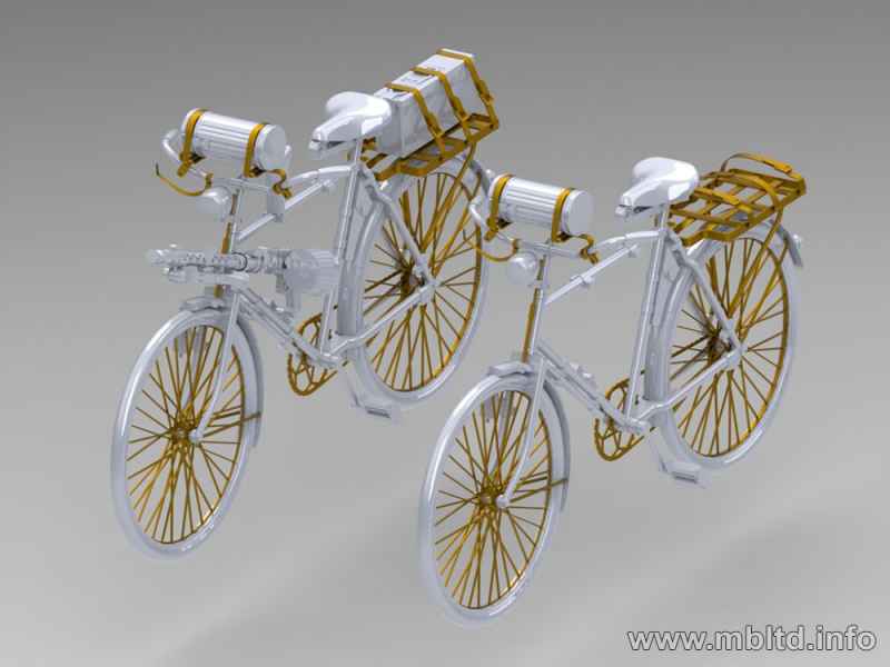 MASTER BOX German Military Bicycle, WWII Era | 4820113081293