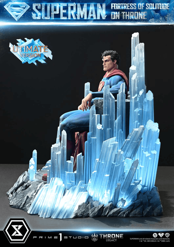 Prime 1 Studio Throne Legacy Superman (Comics) Superman Fortress of Solitude on Throne (Design by Gabriele Dell'Otto) Ultimate Bonus Version | 4582647122162
