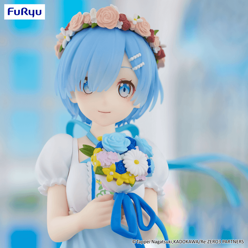 FURYU Re:ZERO -Starting Life in Another World- Trio-Try-iT Figure -Rem Bridesmaid- | 4571623505402