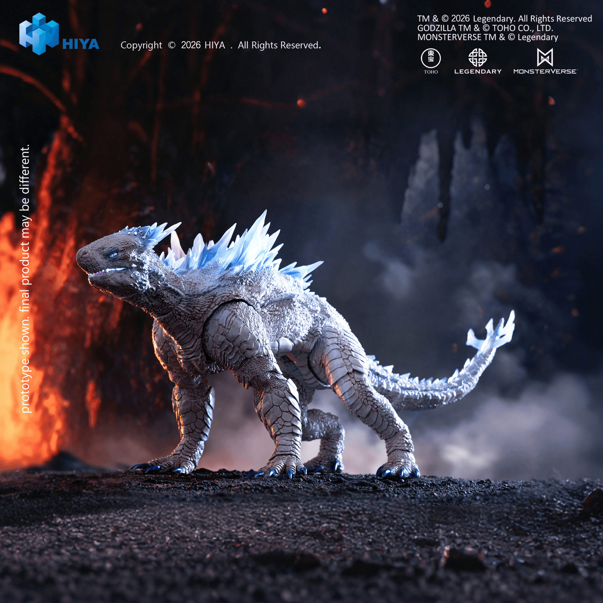 None Scale 6.7 Inch Godzilla x Kong The New Empire Frost Bite Blast Shimo Action Figure | 6957534205385