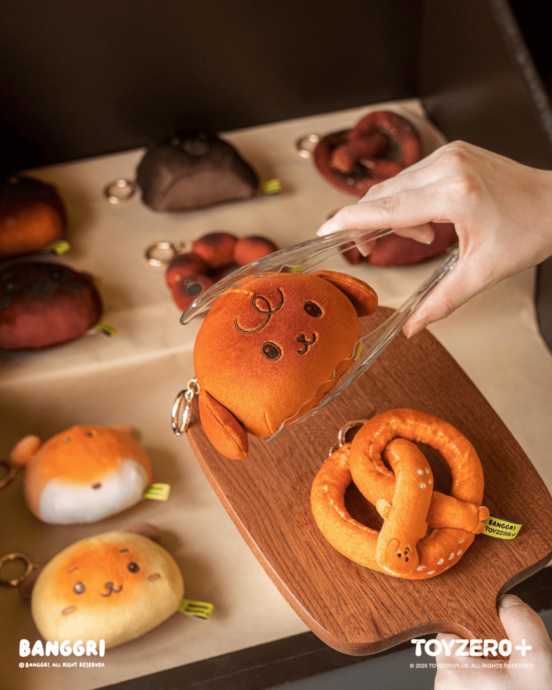BANGGRI Bakery Series - Plush Keychain (Gingae ver.) | 6978531760806