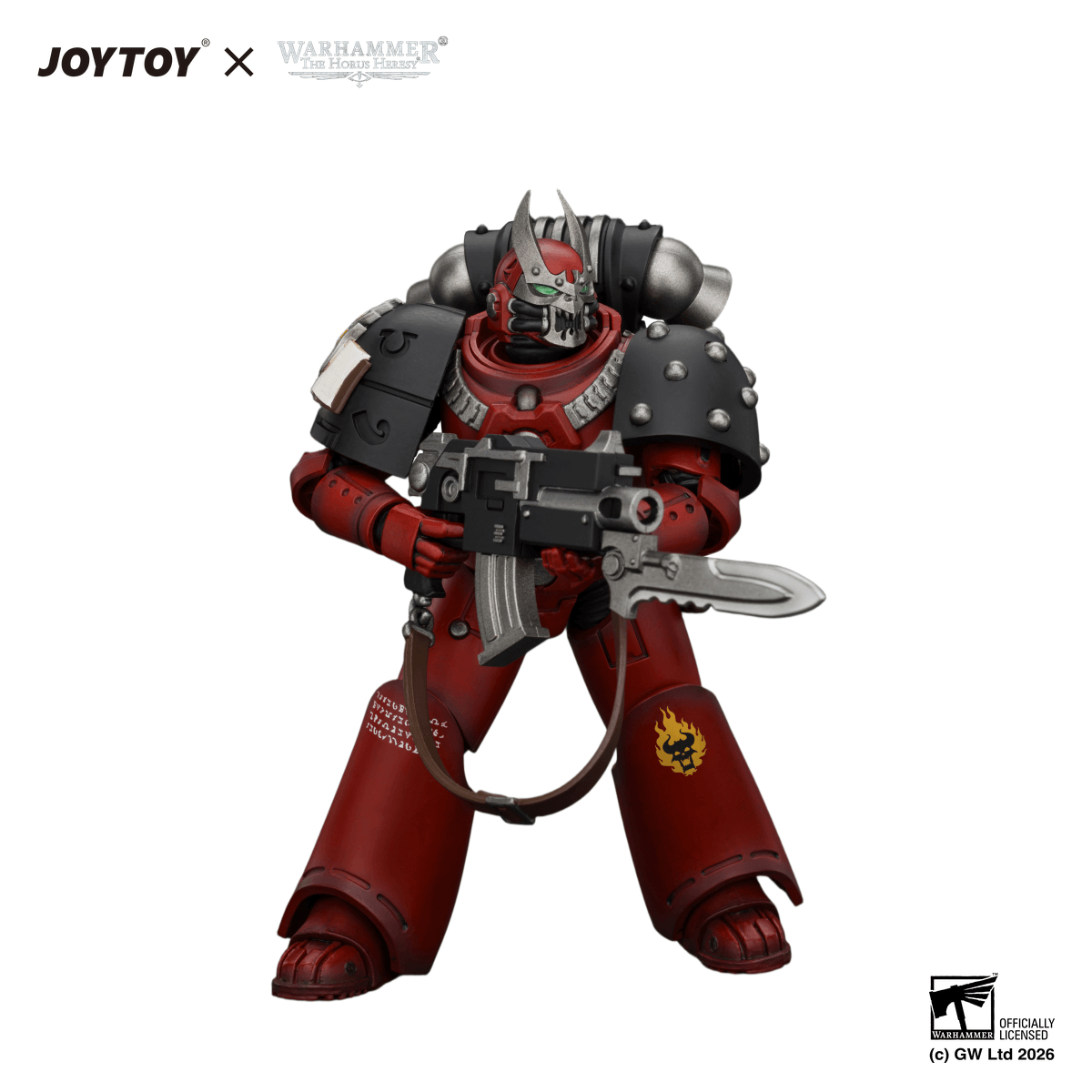 Word Bearers MkVI Tactical Sergeant with Power Sword and Plasma Pistol