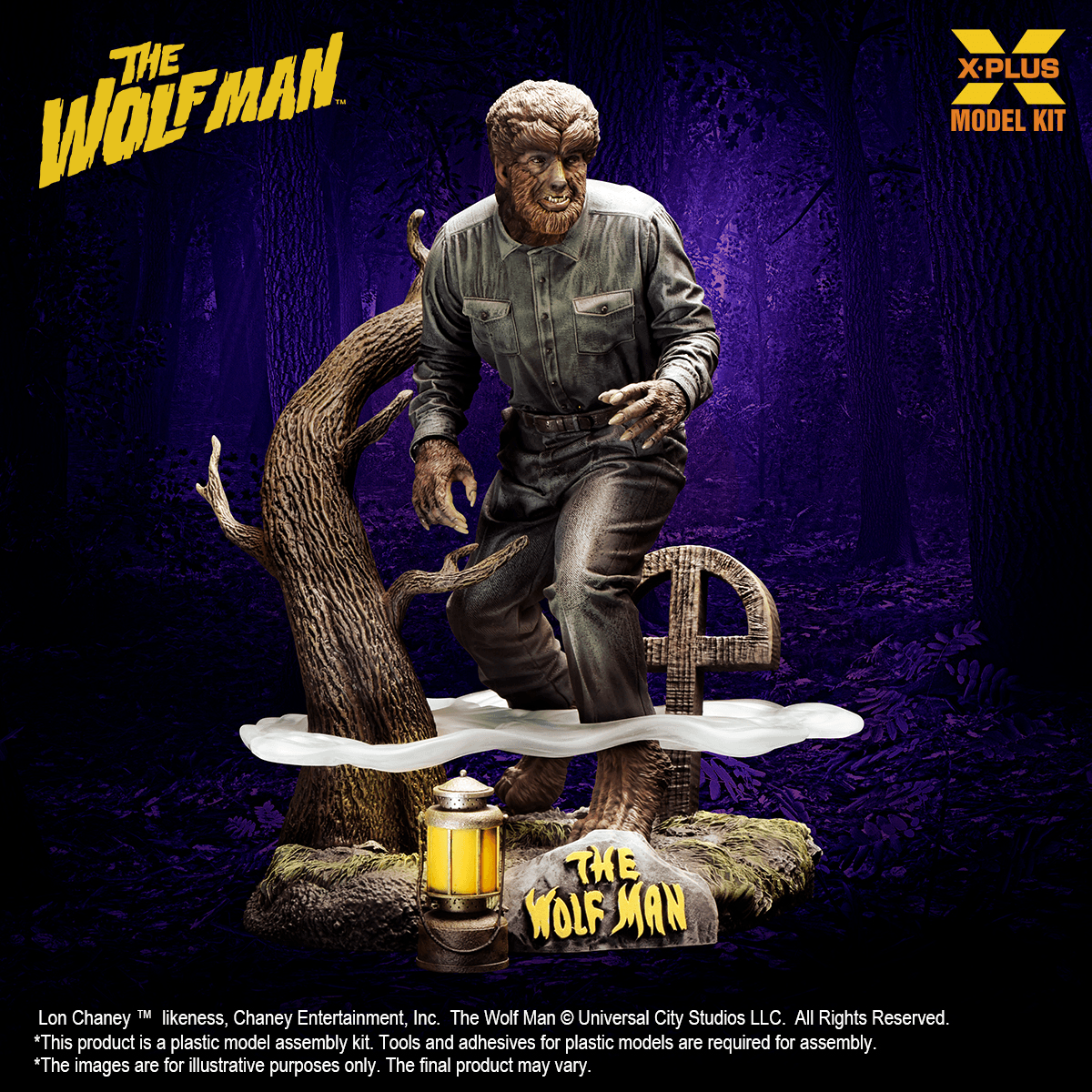 1/8 Scale Lon Chaney Jr. as Wolf Man Plastic Model Kit(4532149027090)