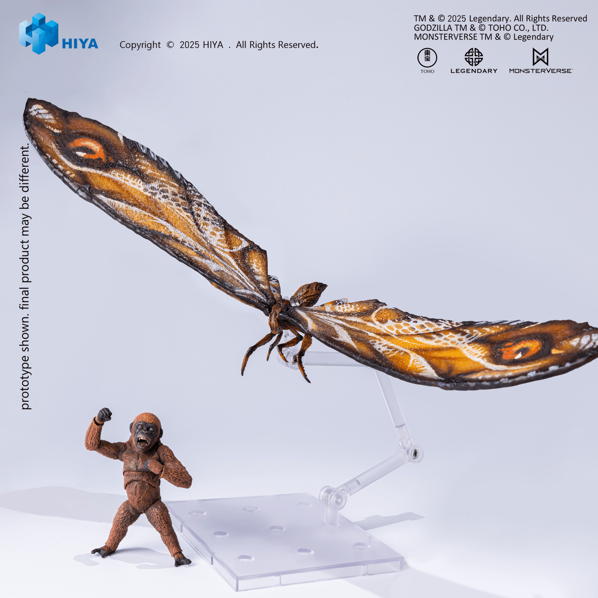 None Scale 14 Inch Godzilla x Kong The New Empire Mothra Premium Set Action Figure | 6957534204814