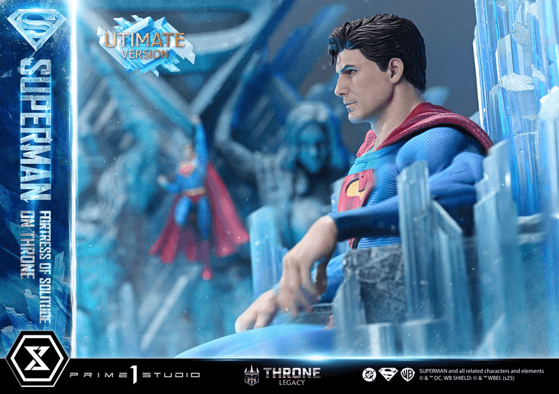 Prime 1 Studio Throne Legacy Superman (Comics) Superman Fortress of Solitude on Throne (Design by Gabriele Dell'Otto) Ultimate Bonus Version | 4582647122162