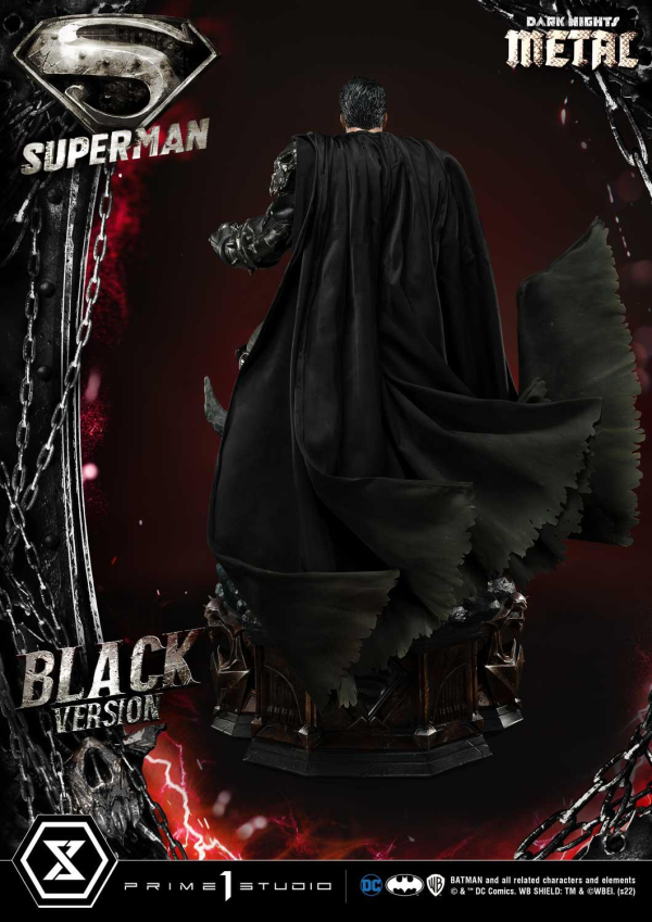 Prime 1 Studio Museum Masterline Dark Nights: Metal (Comics) Superman Black Version | 4580708043500