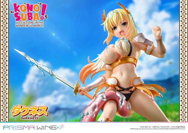 Prime 1 Studio PRISMA WING The anime KONOSUBA -God's blessing on this wonderful world! DARKNESS 1/7 Scale Pre-Painted Figure(4582647121769)