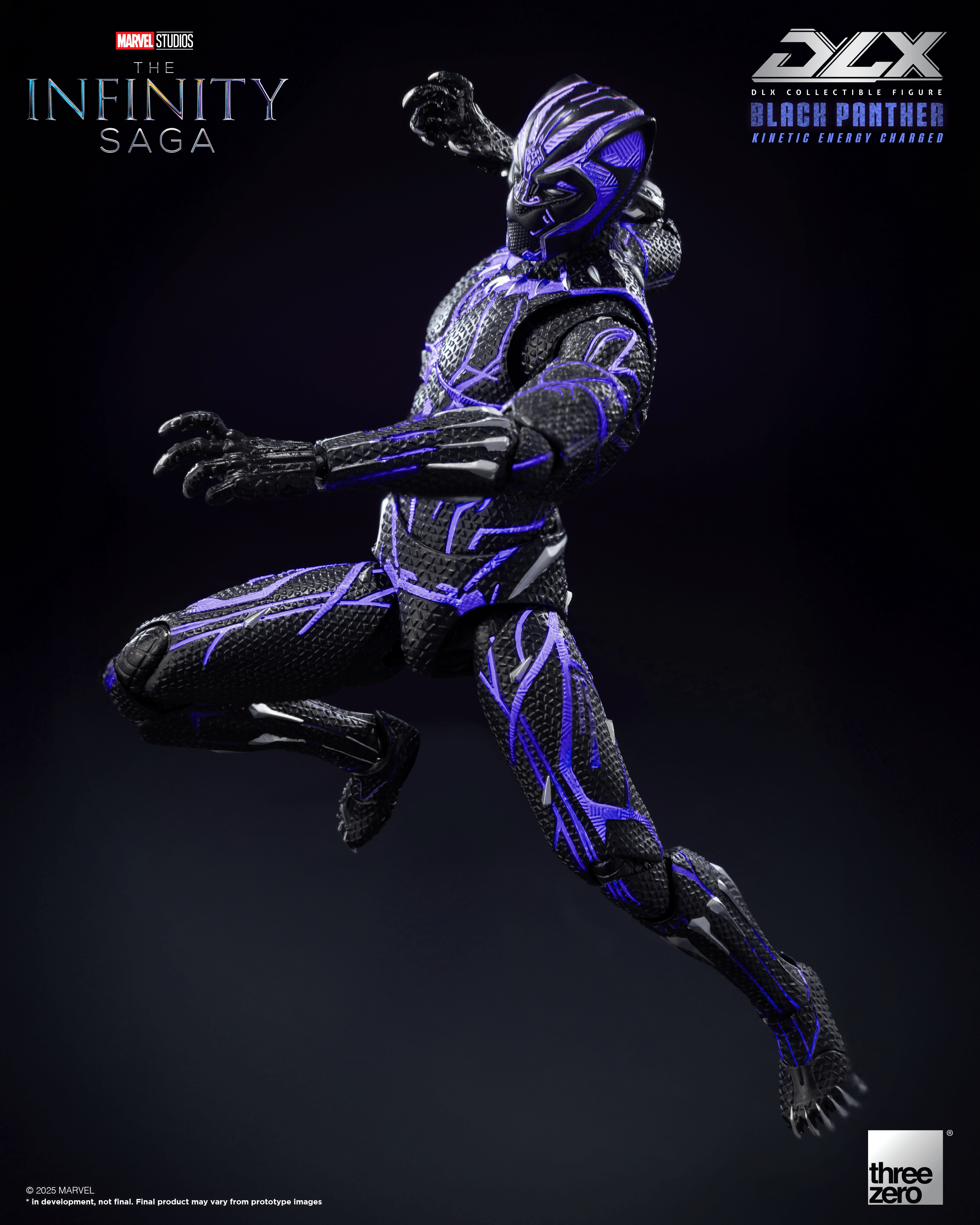 Marvel Studios: The Infinity Saga- DLX Black Panther (Kinetic Energy Charged) | 4895250819429
