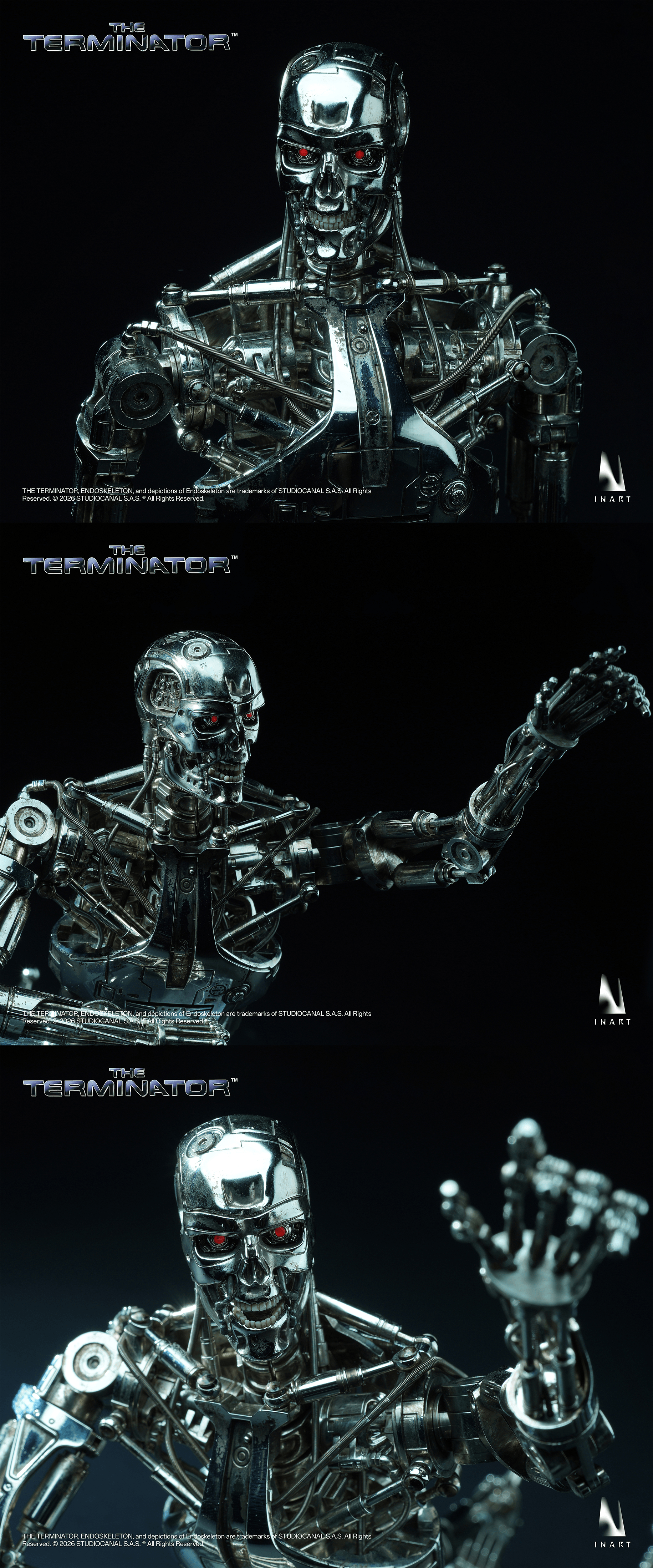 INART – The Terminator - T-800 Endoskeleton 1/6 Collectible Figure