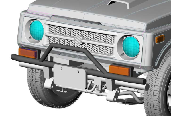 Hasegawa 1/24 SUZUKI JIMNY (JA11-5) w/GRILL GUARD | 4967834206502