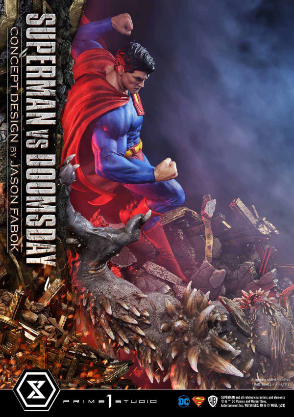 Prime 1 Studio Ultimate Museum Masterline Superman (Comics) Superman VS Doomsday (Concept By Jason Fabok) Deluxe Version | 4580708034164