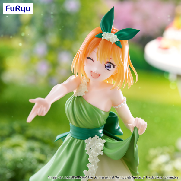 FuRyu The Quintessential Quintuplets Specials Trio-Try-iT Figure -Nakano Yotsuba Pastel Dress ver.- | 4582782366858