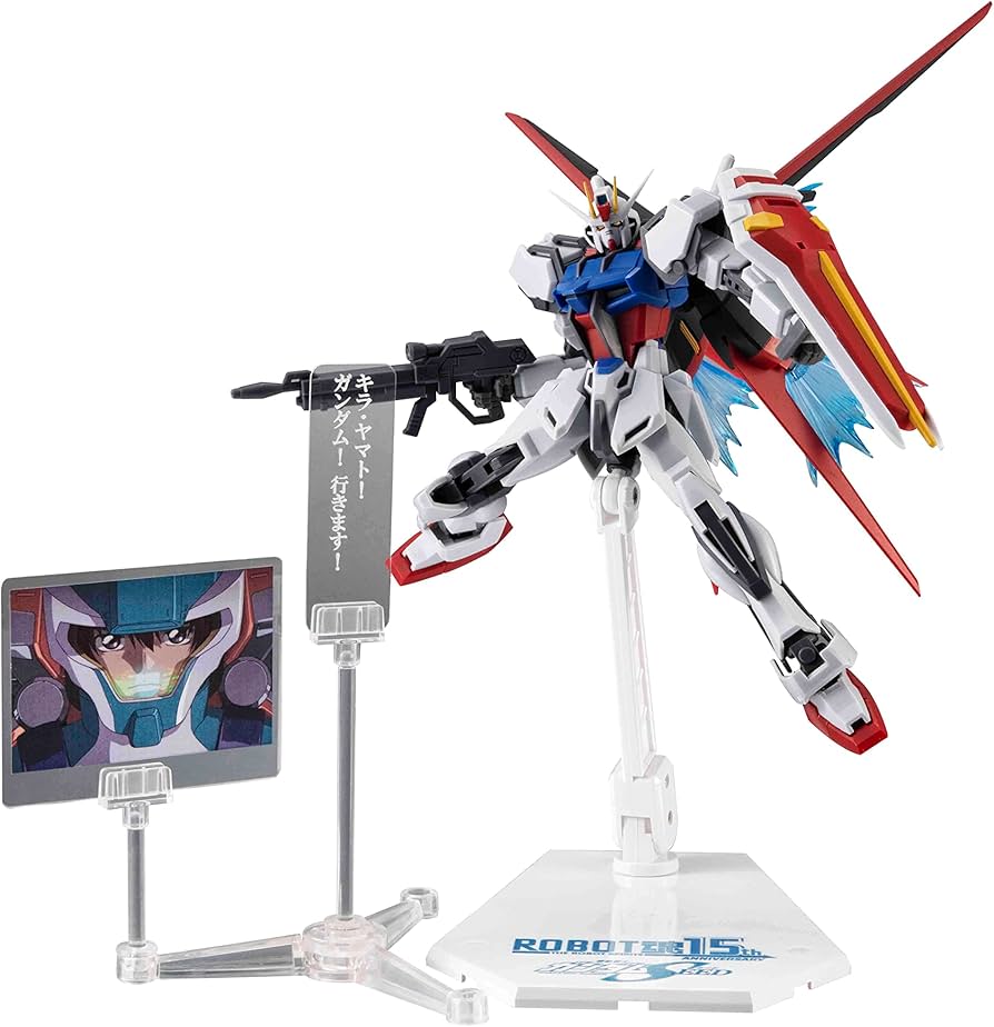 BANDAI Tamashii GAT-X105+AQM/E-X01 Aile Strike Gundam ver. A.N.I.M.E. ~Robot Spirits 15th Anniversary~ "Mobile Suit Gundam Seed", TAMASHII NATIONS The Robot Spirits | 4573102655493
