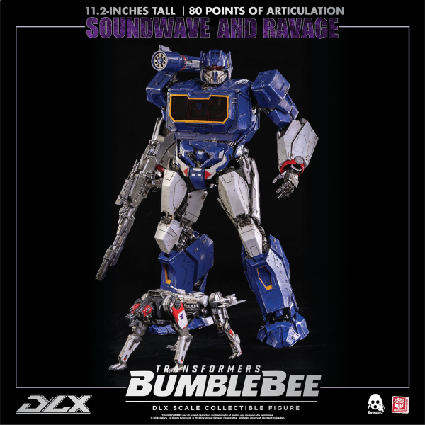 Three Zero Transformers: Bumblebee - DLX Soundwave and Ravage | 4897056202627