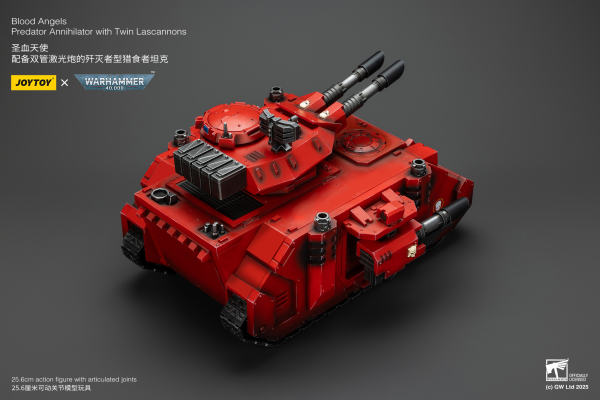 JOYTOY Blood Angels Predator Annihilator with Twin Lascannons | 6927054401499
