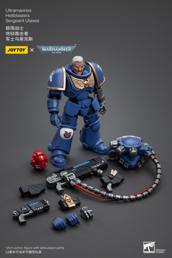 Joy Toy Ultramarines Hellblasters Sergeant Ulaxes | 6973130375352