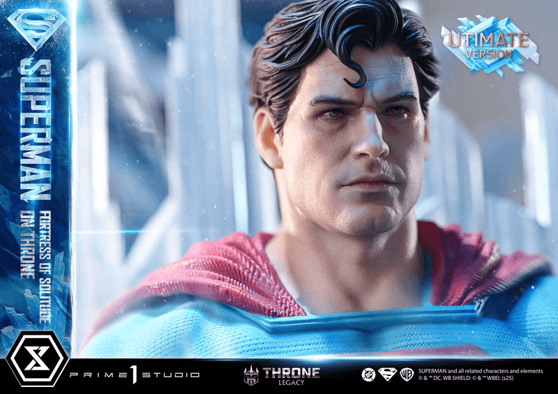 Prime 1 Studio Throne Legacy Superman (Comics) Superman Fortress of Solitude on Throne (Design by Gabriele Dell'Otto) Ultimate Bonus Version | 4582647122162