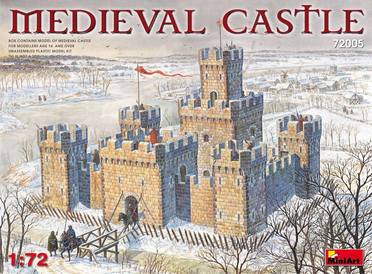 MiniArt 1/72 Medieval Castle | 4820041100134