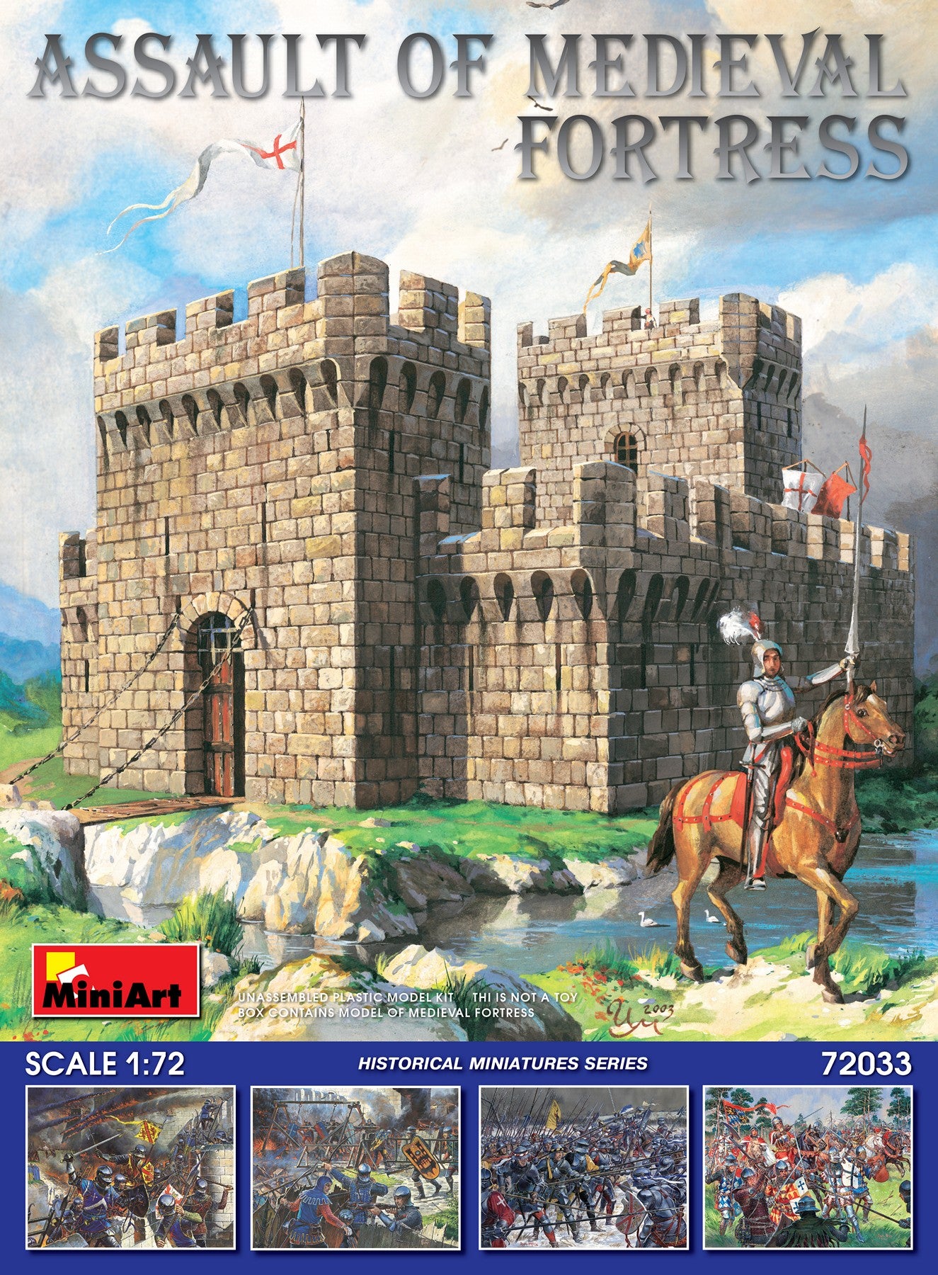 MiniArt Assault of Medieval Fortress (1/72) | 4820183311443