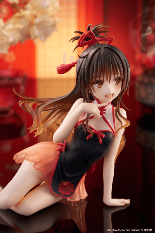TAITO To Love-Ru Darkness Desktop Cute Figure - Mikan Yuki (Chinese Dress Ver.) | 840342404186