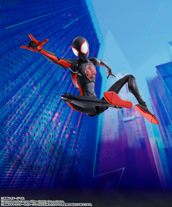 BANDAI Tamashii Spider Man (Miles Morales) World Tour Limited Edition Spider-Man: Across the Spider-Verse, Bandai Spirits S.H.Figuarts | 4573102641793