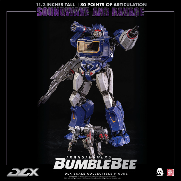 Three Zero Transformers: Bumblebee - DLX Soundwave and Ravage | 4897056202627