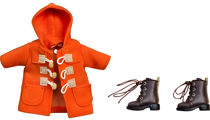 Nendoroid Doll Warm Clothing Set: Boots & Duffle Coat (Orange)