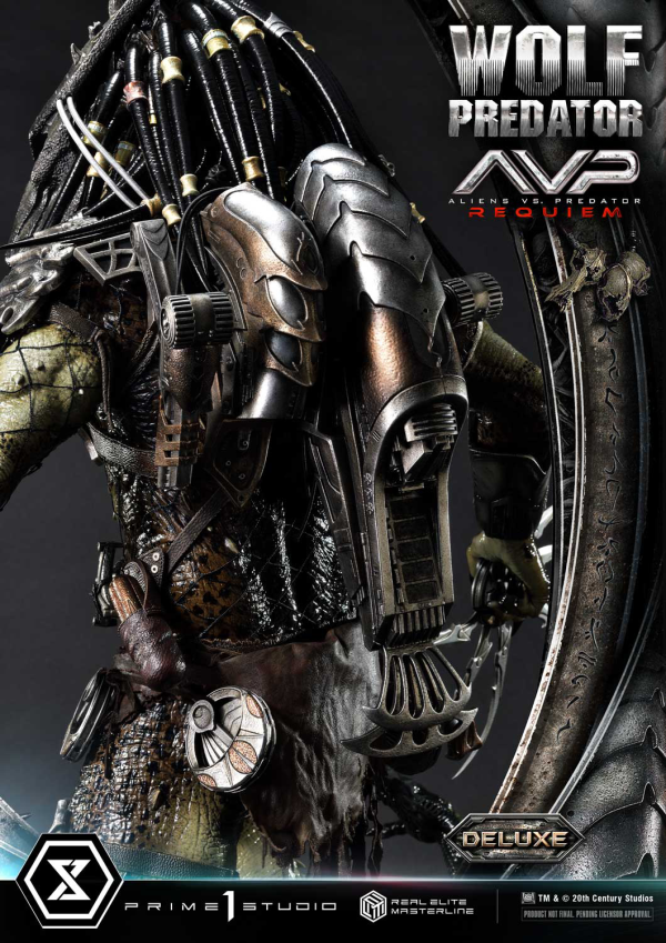 Prime 1 Studio Real Elite Masterline Aliens vs. Predator: Requiem Wolf Predator DX Bonus Version | 4582647121646
