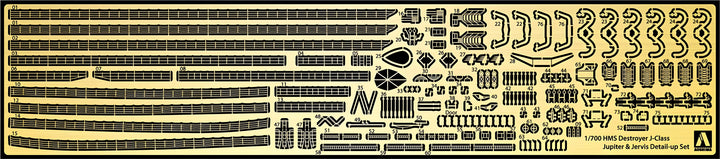 Aoshima 1/700 HMS Destroyer DETAIL UP Parts Set