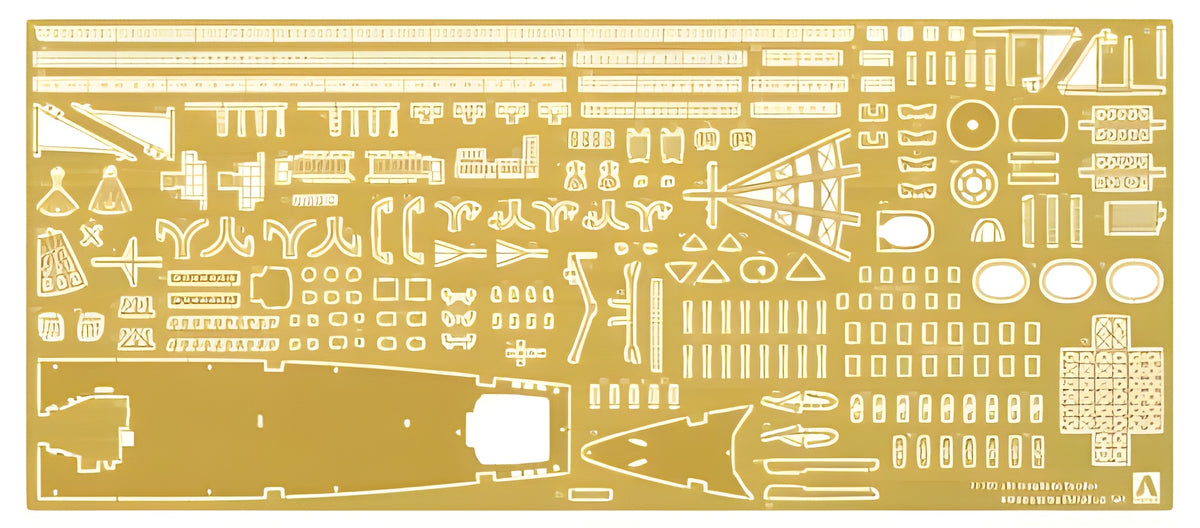 Aoshima 1/700 Seaplane Tender AKITSUSHIMA Photoetched Parts Set