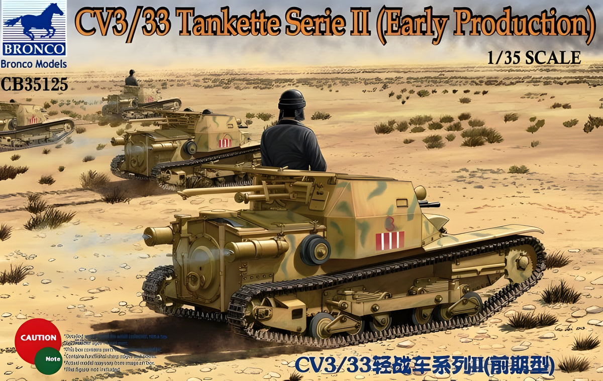 Bronco Models 1/35 CV3/33 Tankette Series II Early Prod
