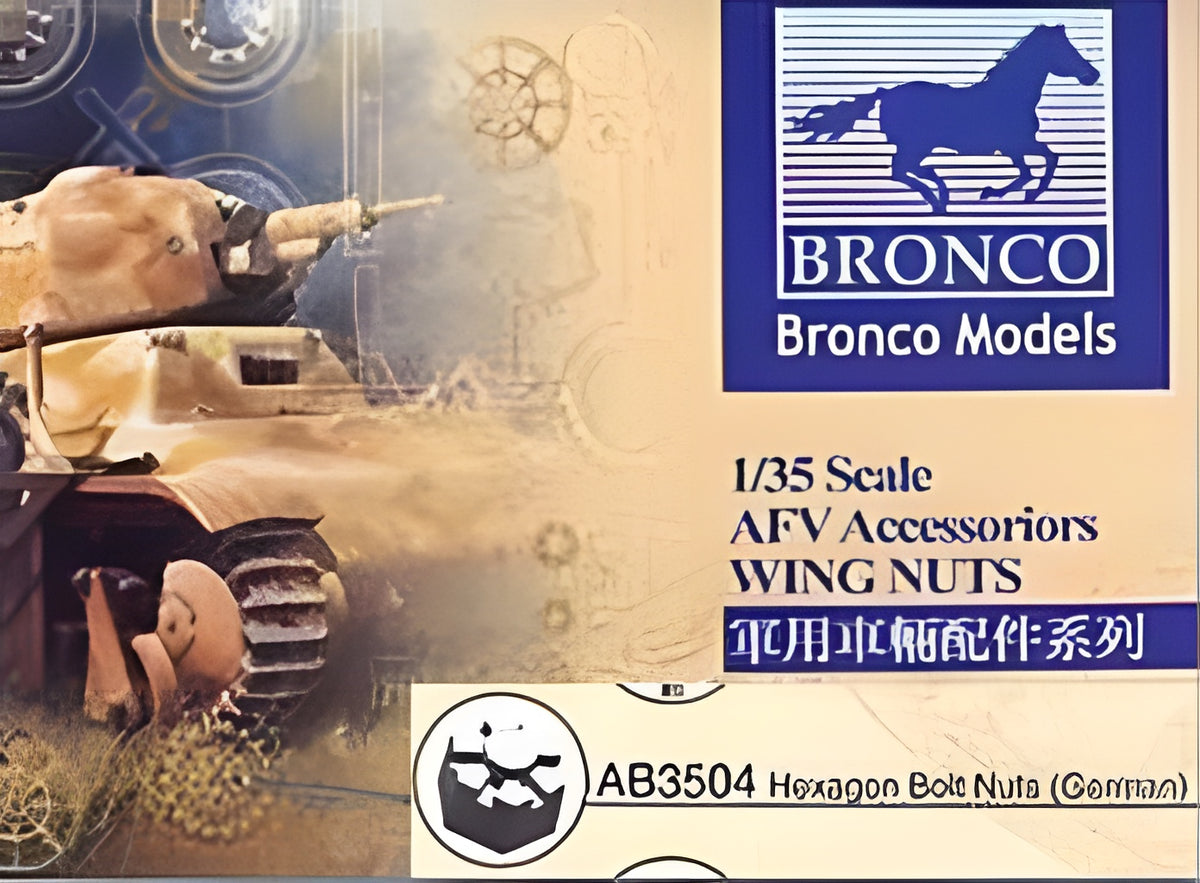Bronco Models 1/35 Hexagon Bolt Nuts (German Version) AFV Accessories Kit