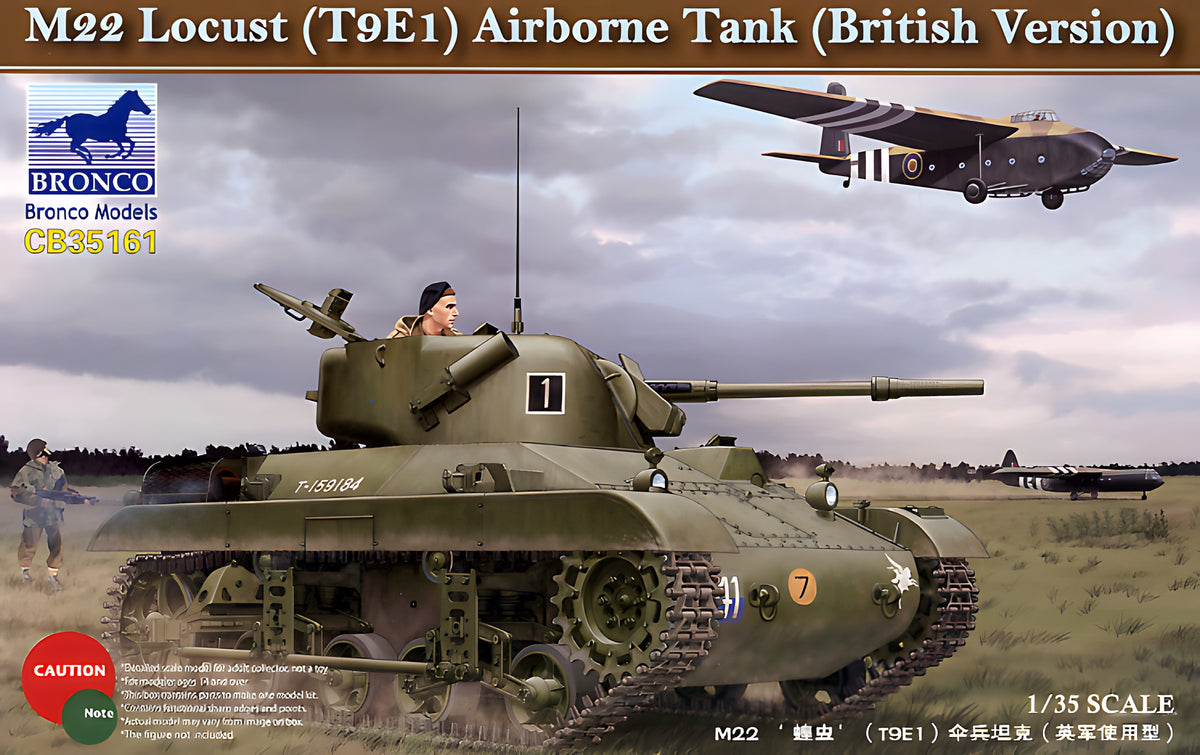 Bronco Models 1/35 M22 Lucust (T9E1) Airborne Tank Bristish Version