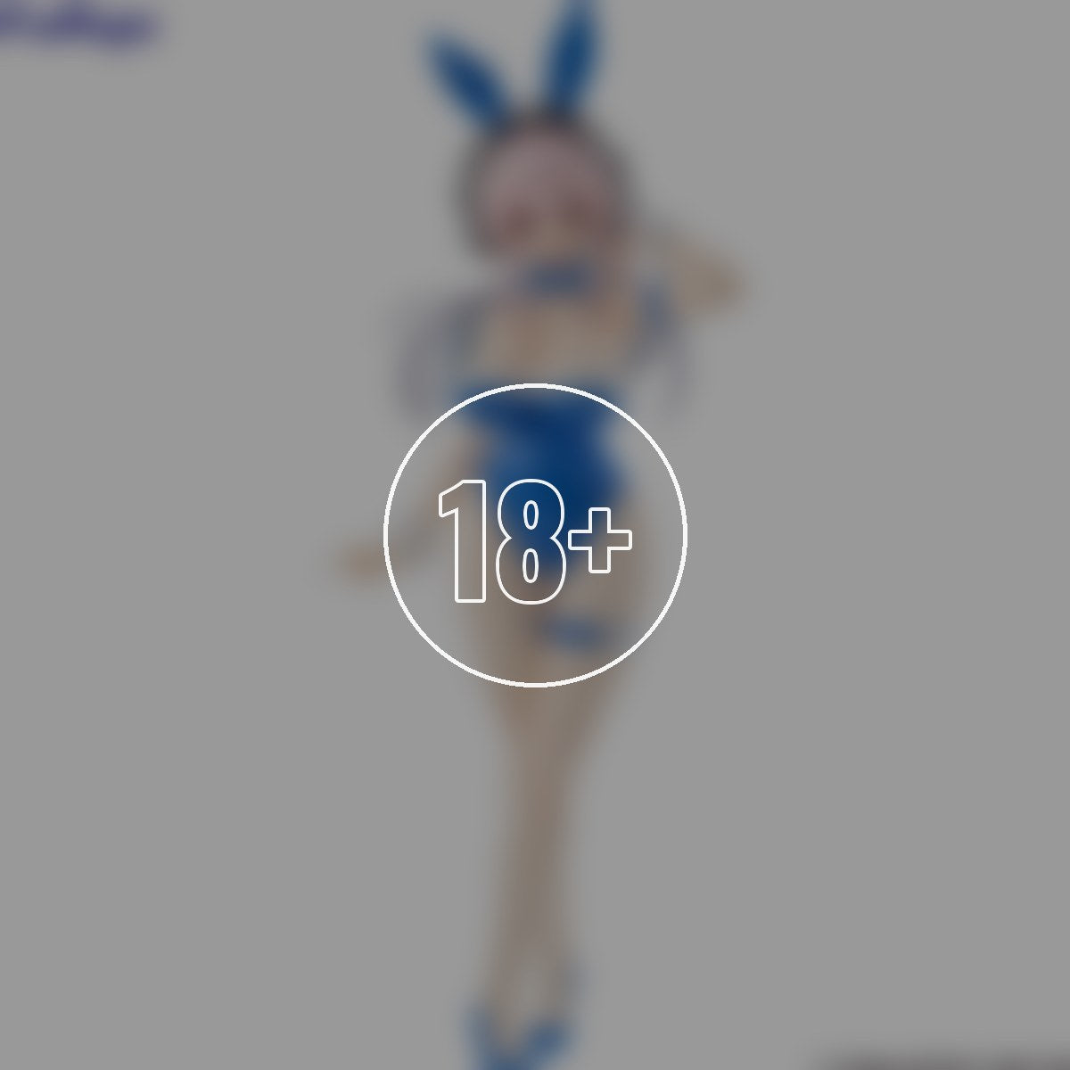 Super Sonico Series BiCute Bunnies Blue Rabbit Ver. Figure - 18+ adults only cover