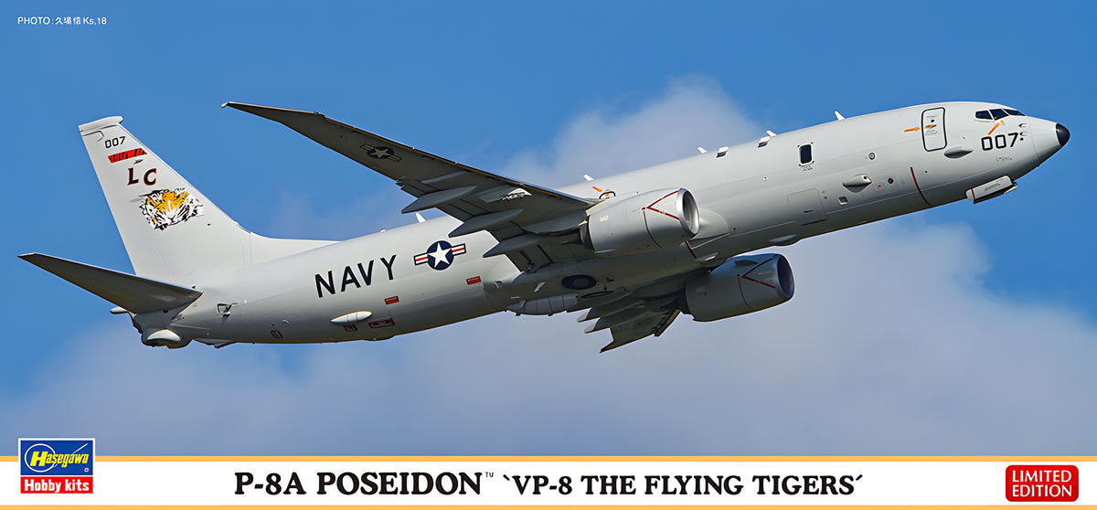 Hasegawa 1/200 P-8A Poseidon 'VP-8 The Flying Tigers'