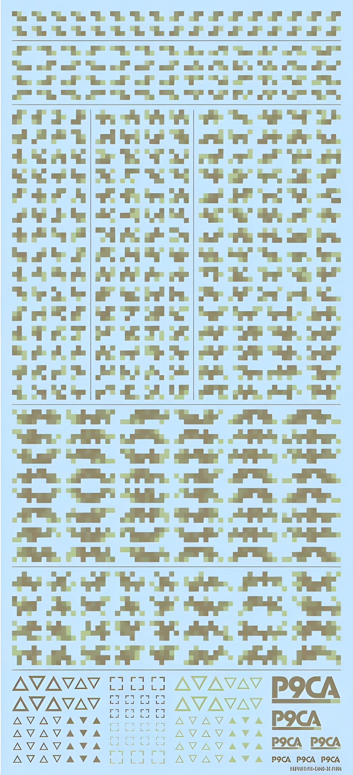 HiQ Parts Pixel Camouflage Decal 2 Forest Camouflage (1pc)