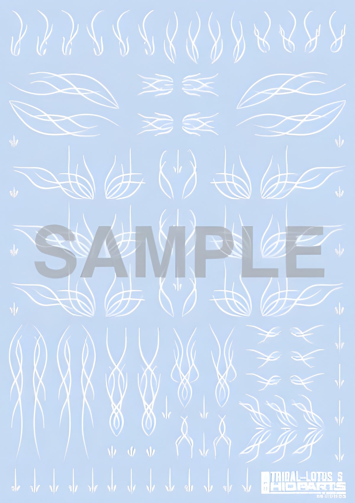 HiQ Parts Tribal Lotus S White (1pc)