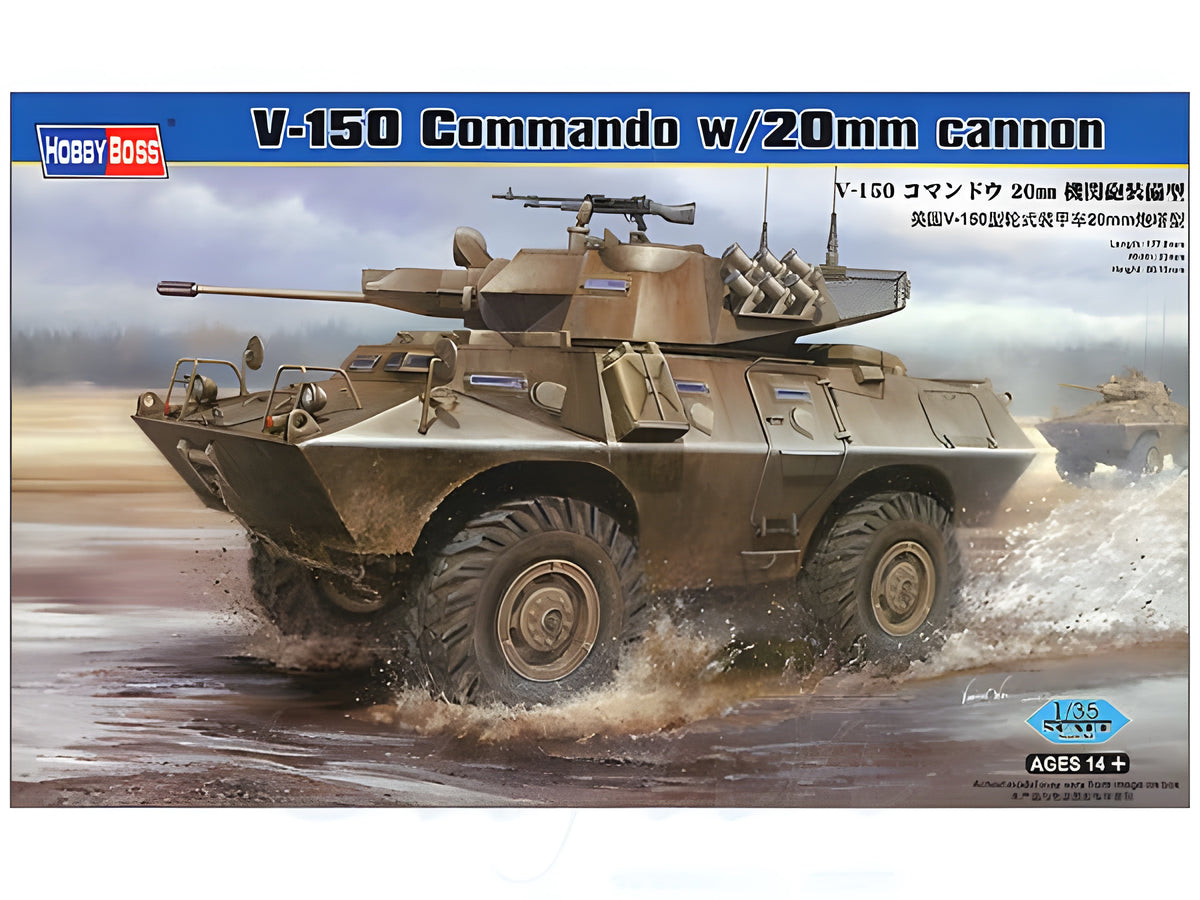 Hobby Boss 1/35 V-150 Commando w/ 20mm Cannon