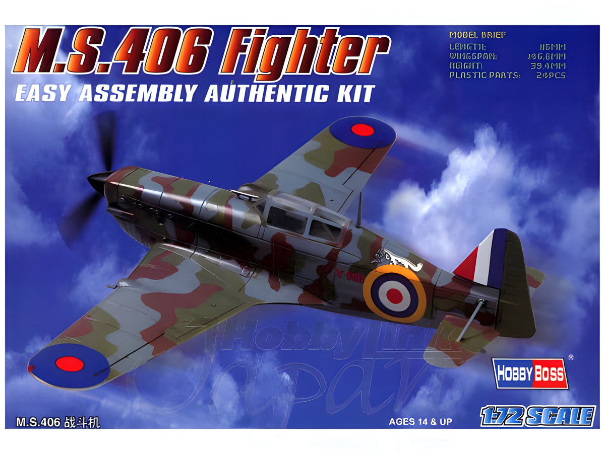 Hobby Boss 1/72 MS.406 Fighter