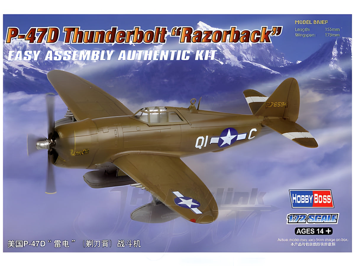 Hobby Boss 1/72 P-47D Thunderbolt Razorback