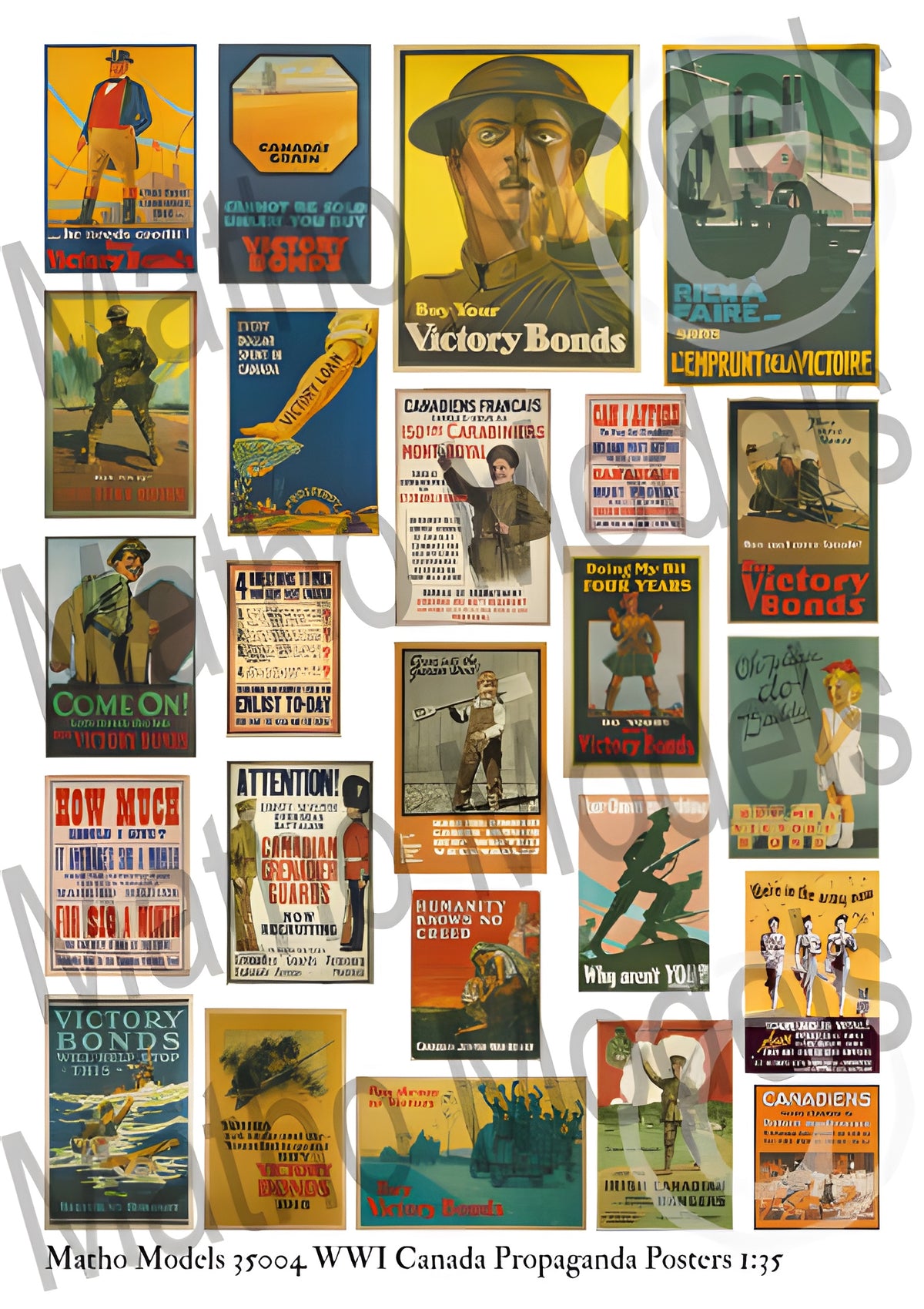 Matho 1/35 WWI Canada Propaganda Posters