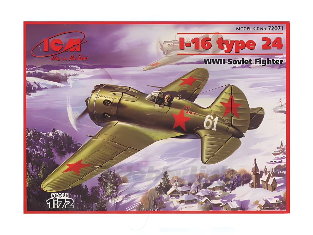ICM 1/72 I-16 type 24, WWII Soviet Fighter