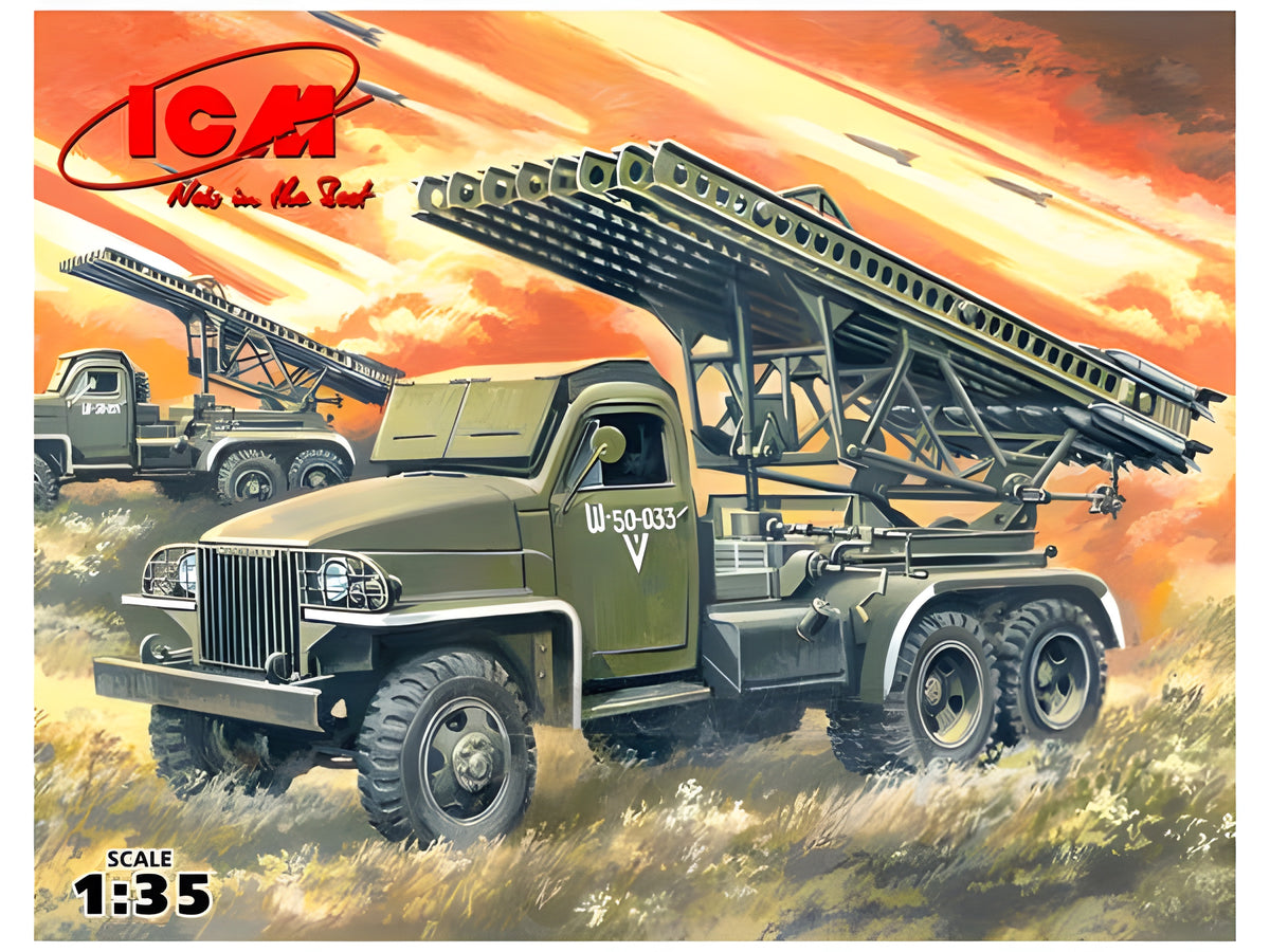 ICM 1/35 BM-13-16N, WWII Soviet Multiple Launch Rocket System