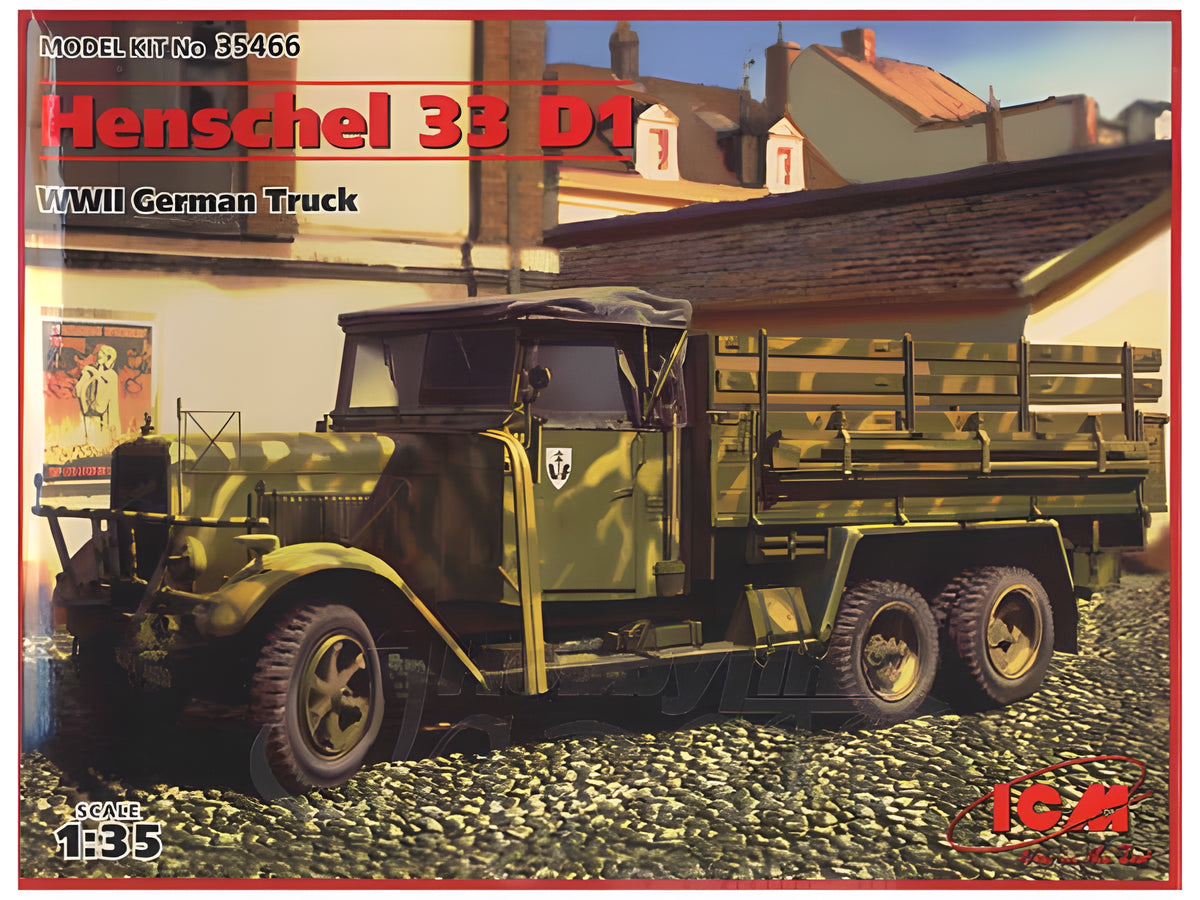 ICM 1/35 Henschel 33 D1, WWII German Army Truck